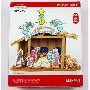 Creatology Christmas Nativity Kit Ages 6+ Kids Crafts NEW